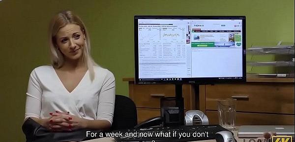  LOAN4K. Nathaly Teges is ready for sex for cash in loan office